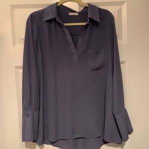 Beautiful, unique blue blouse